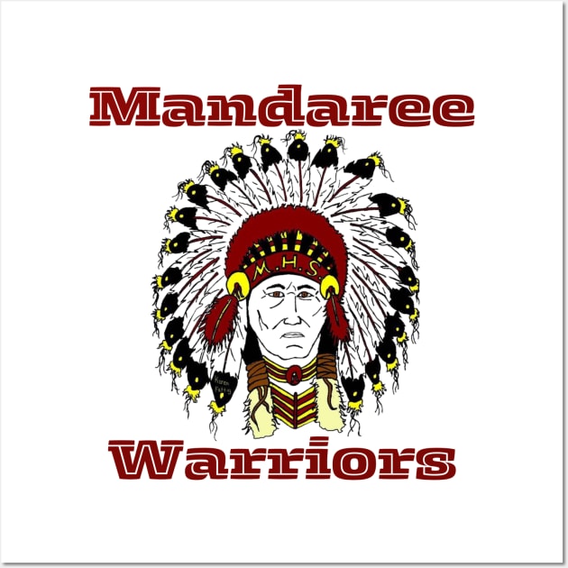 Mandaree Warriors Wall Art by MrPhilFox